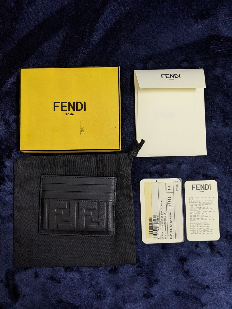 Fendi authenticity sale card