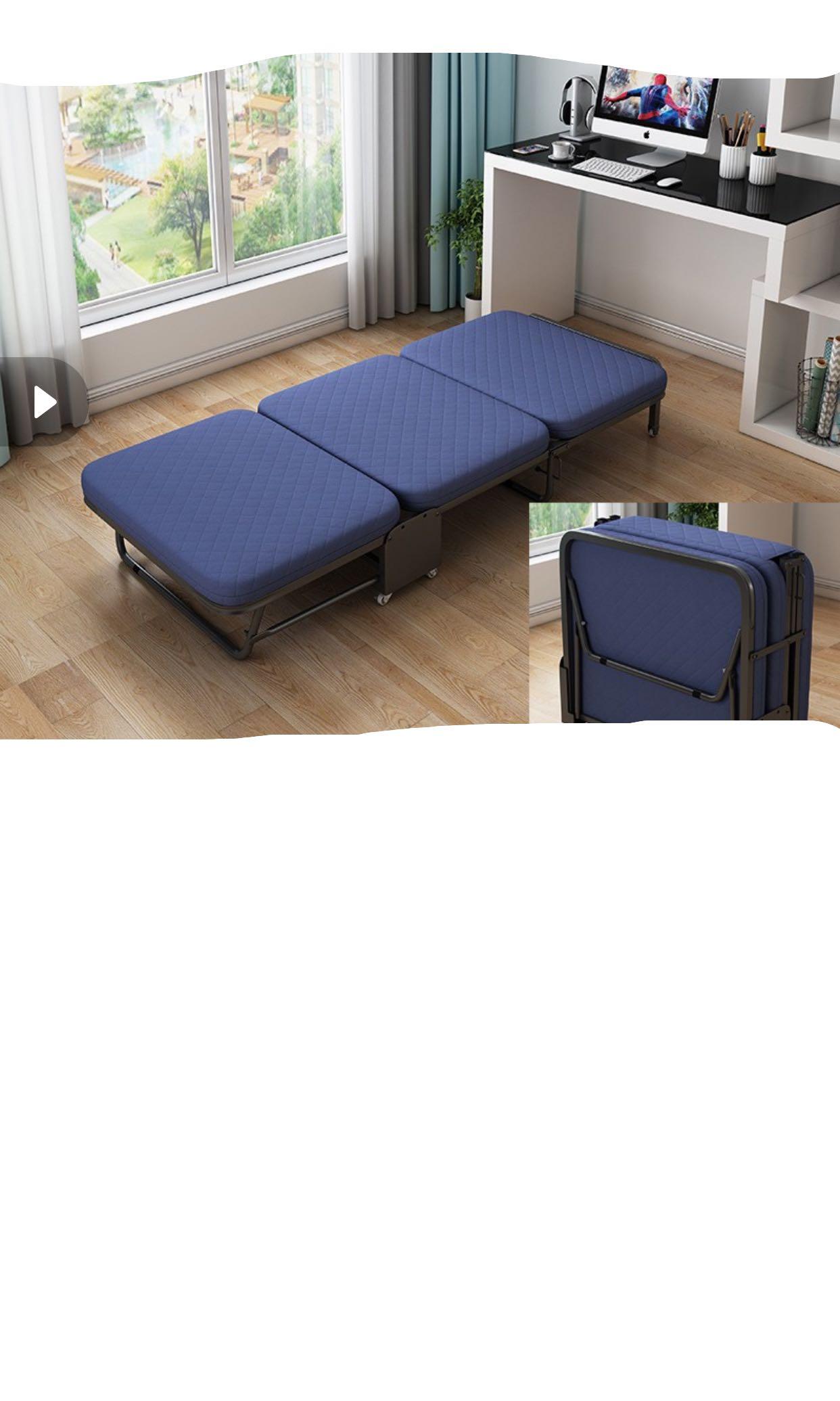 Folding bed, Japanese foldable single bed, Furniture & Home Living, Furniture, Bed Frames