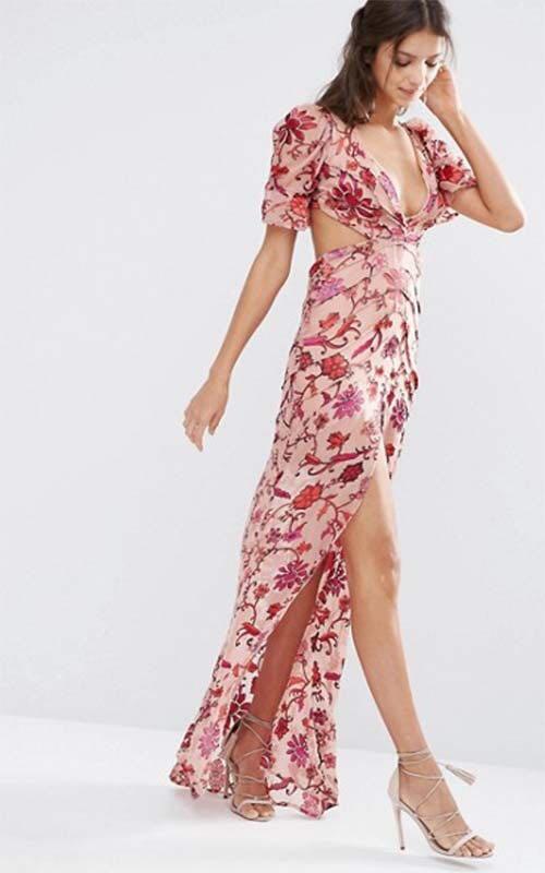 For love and sales lemons saffron maxi dress