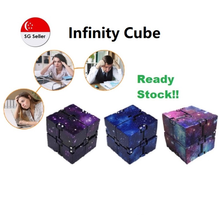 7X Sensory Fidget Toys Stress Relief Ball Simple Dimple Toy Infinity Magic Cube!