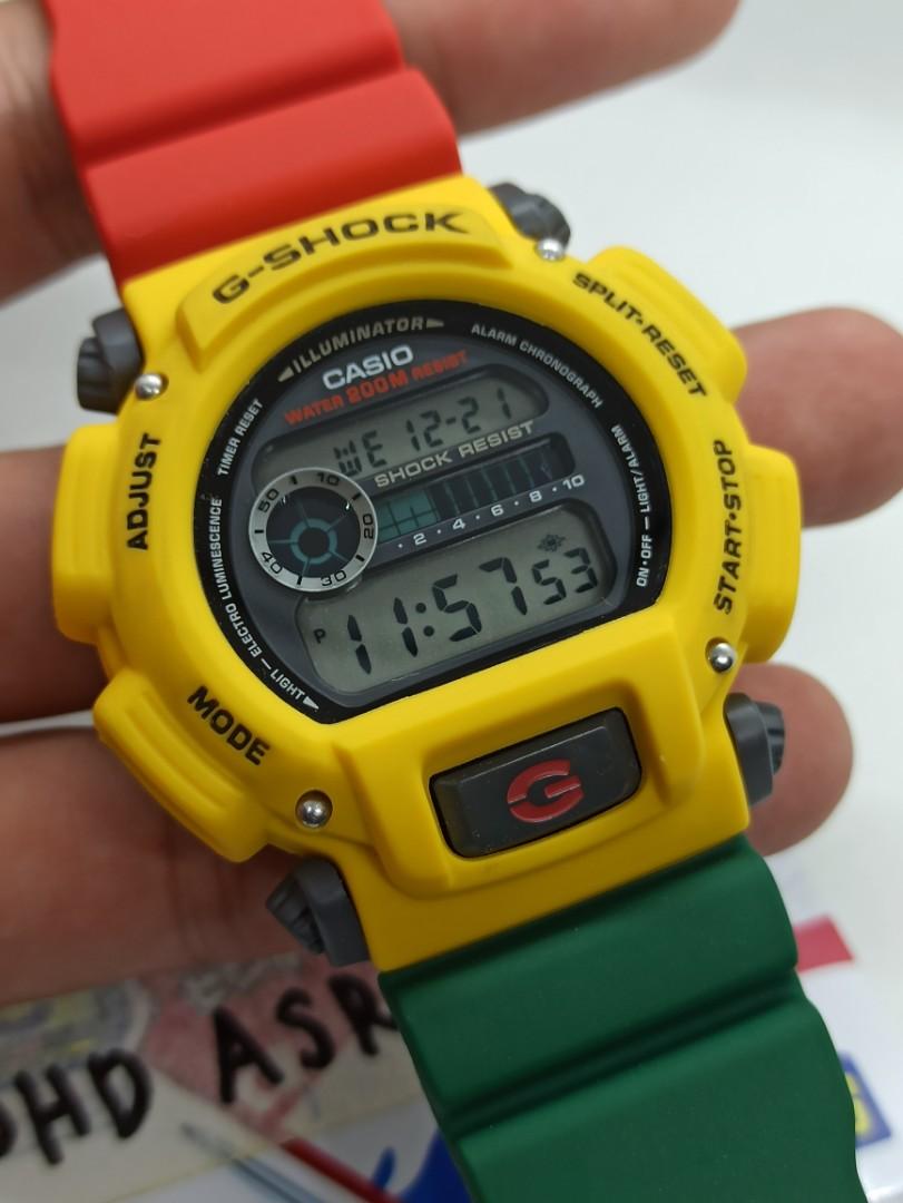 G SHOCK RASTA dw9052 Men s Fashion Watches Accessories