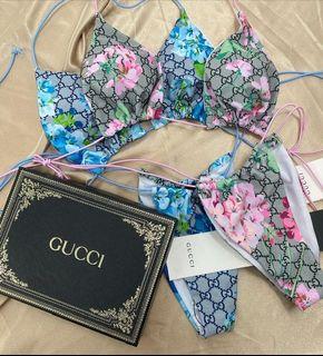 Gucci new fashion flower bikini