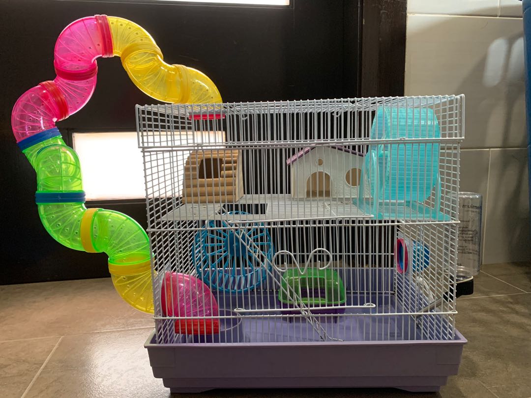 Hamster playground cage hot sale
