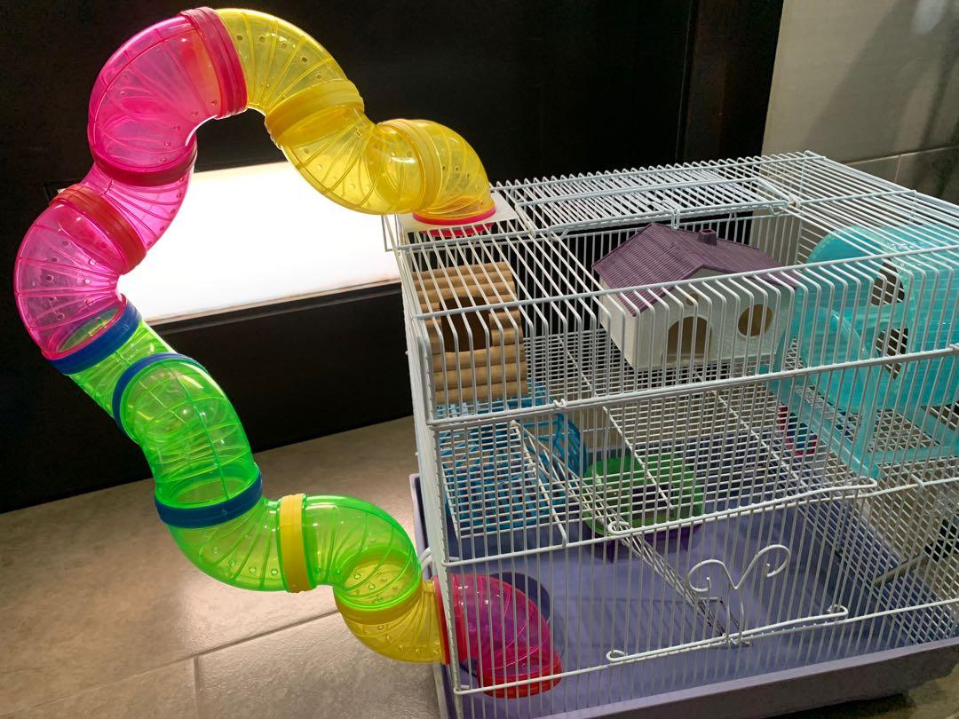Hamster playground cage store