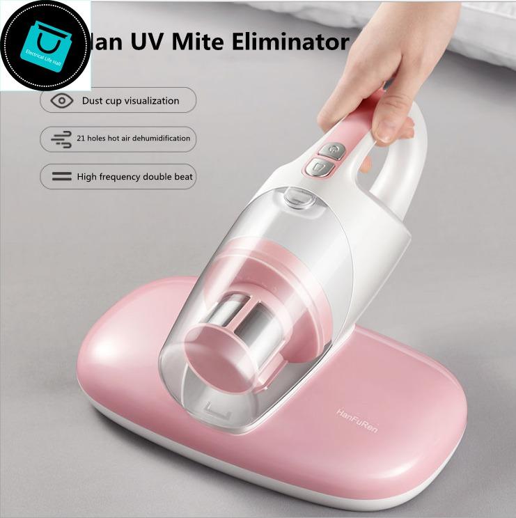HANFUREN-Handheld dust mite Vacuum Cleaner (Category: Vacuum Cleaner & Housekeeping) located in San Juan City. Submitted by jlc.ph (Listing ID 1088958118, Image 2). Description: Anti-dust,mites remover electric anti-dust mites remover instrument UV-C double tap vacuum cleaner strong suction for bed and sofa. Hot air dehumidification Comfortable handle 360 ° filtration Washable dust box Mighty suction &UV-C Ultraviolet ray easily remove mites, bed