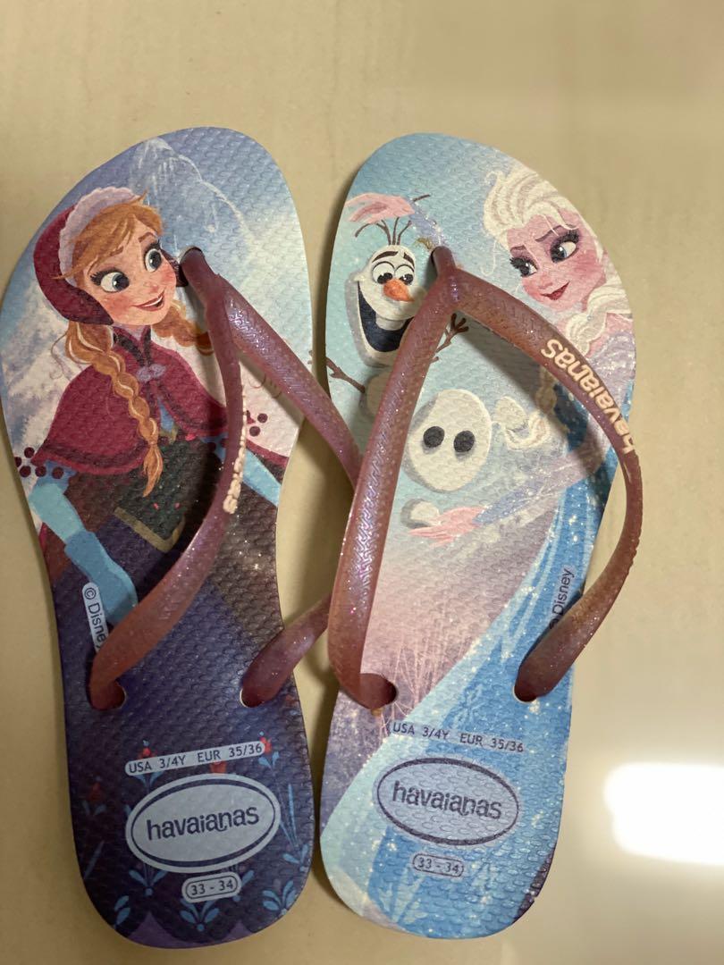 Frozen slippers havaianas shop