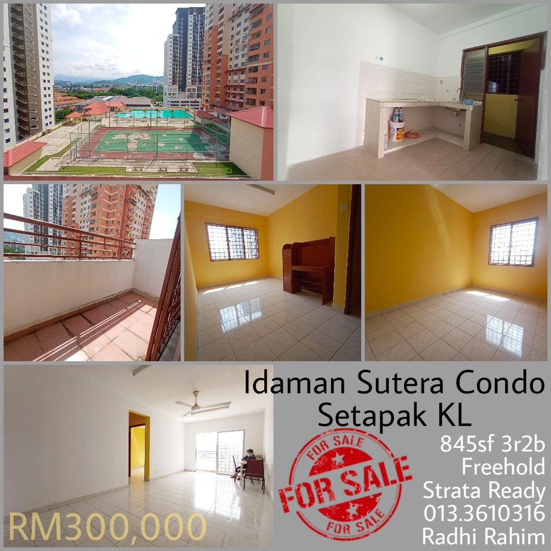 Idaman Sutera Condo Setapak Kl Property For Sale On Carousell