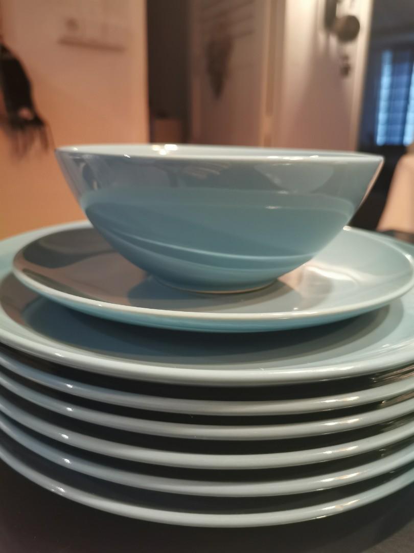 Ikea 365+ plates set 18 pcs, Furniture & Home Living, Kitchenware