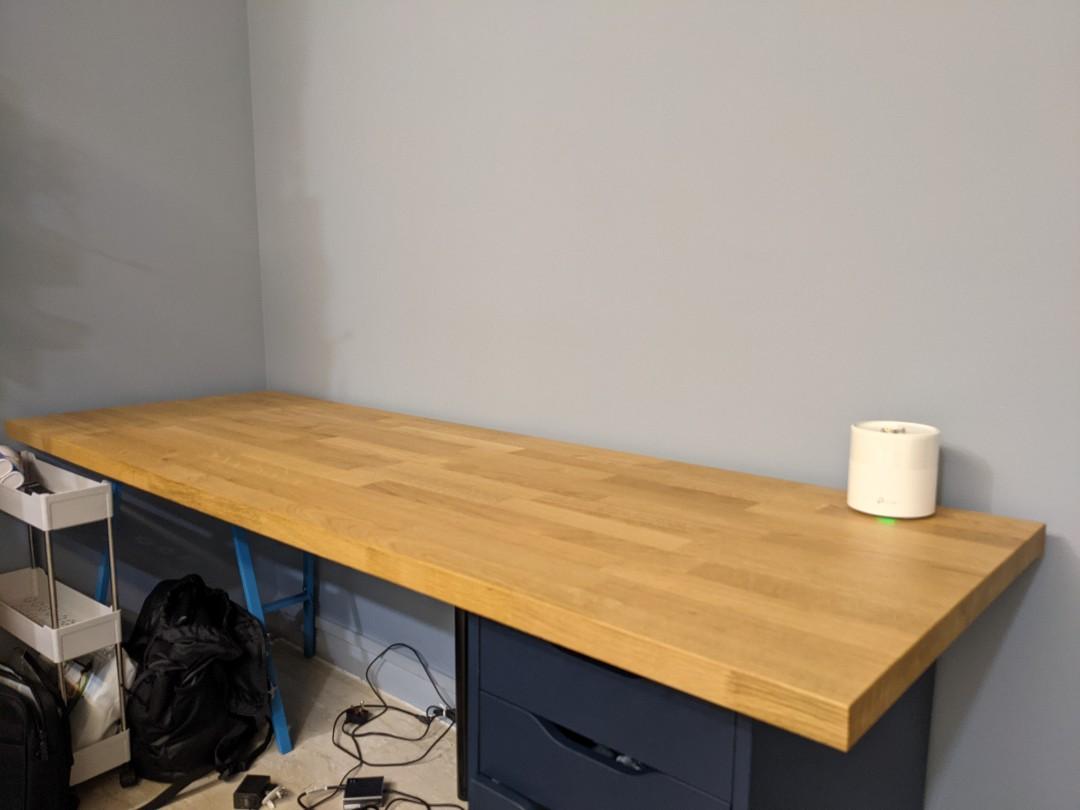 IKEA KARLBY WORKTOP (Wood top only), Furniture & Home Living, Furniture