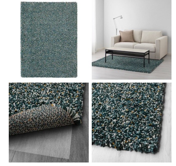 Ikea Vindum rug, high pile., Furniture & Home Living, Home Decor
