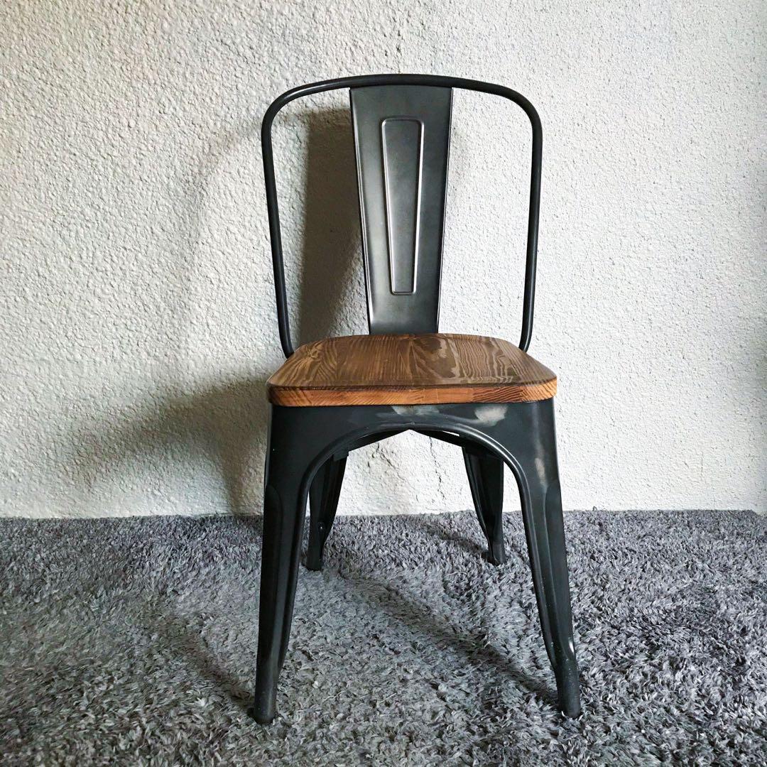 Modern Industrial Chair, Furniture & Home Living, Furniture, Chairs on Carousell