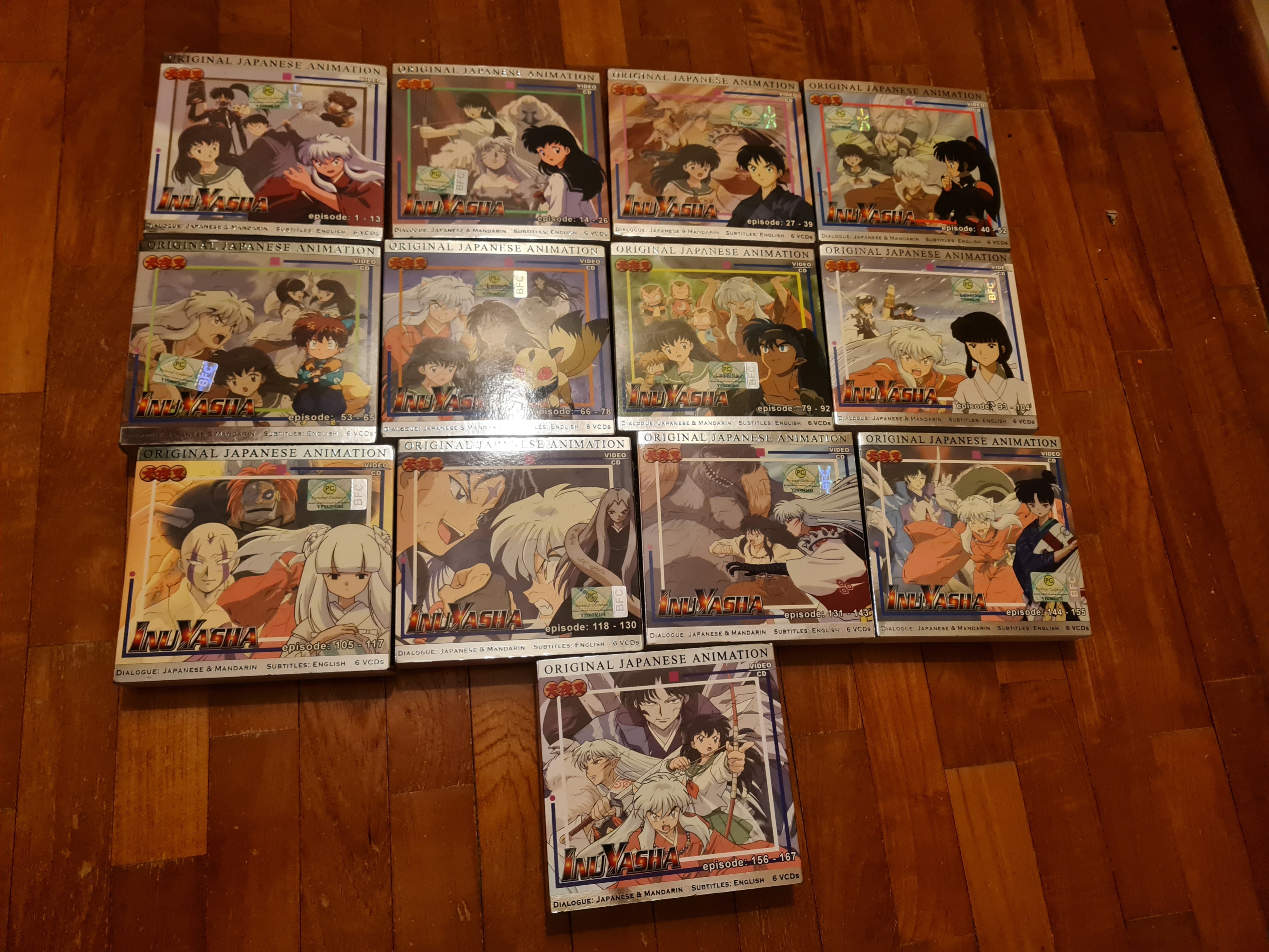 InuYasha VCD, Hobbies & Toys, Memorabilia & Collectibles, Vintage ...