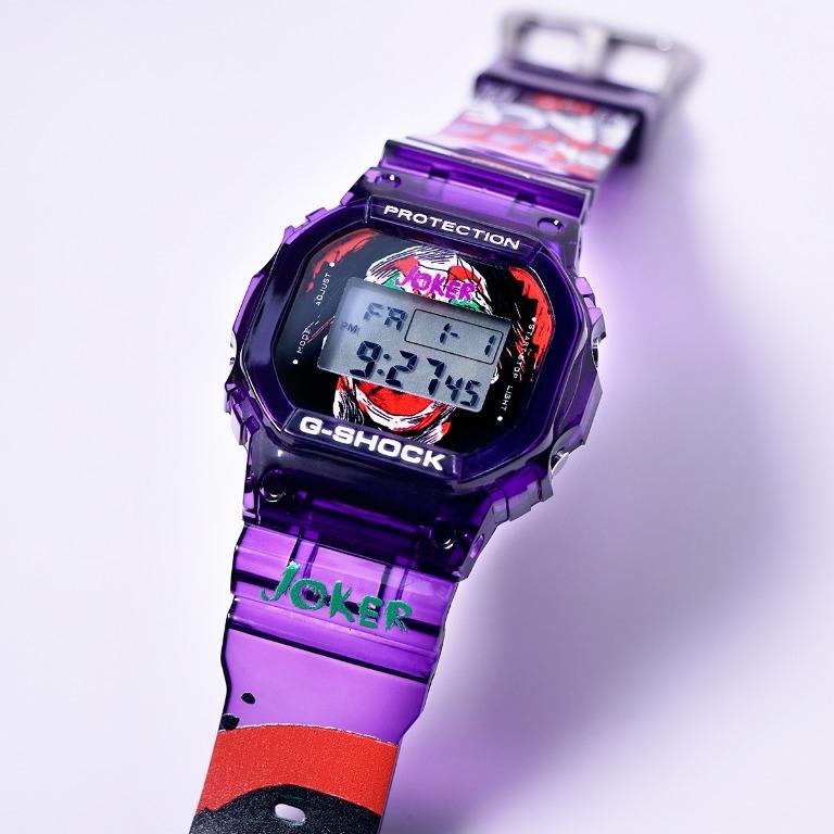 Joker G Shock DW 5600 Custom Designed Watch Joker Why So Serious G Shock Watch