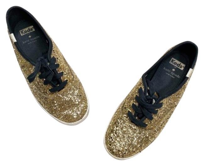 Kate spade x Keds Gold Black Glitter Sneakers Shoes great for christmas,  Women's Fashion, Footwear, Sneakers on Carousell