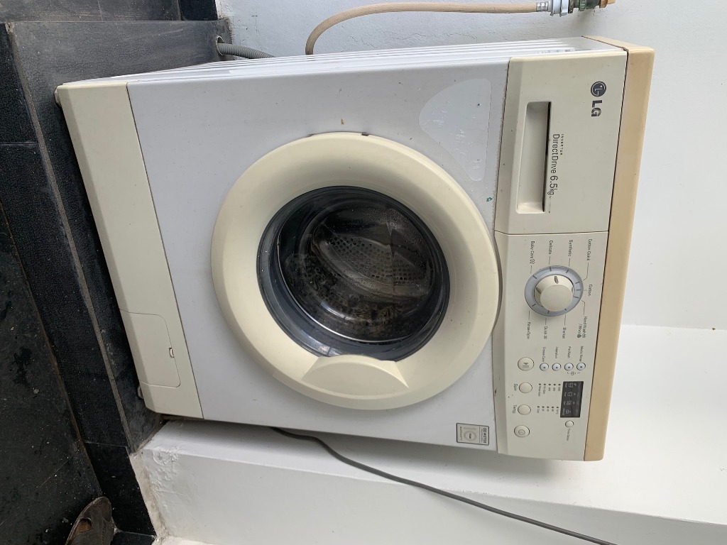 LG Direct Drive 6.5kg front load washing machine, TV & Home Appliances ...