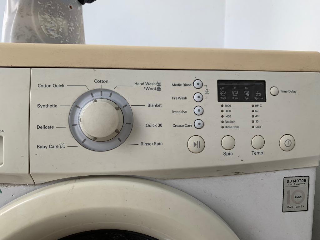 LG Direct Drive 6.5kg front load washing machine, TV & Home Appliances