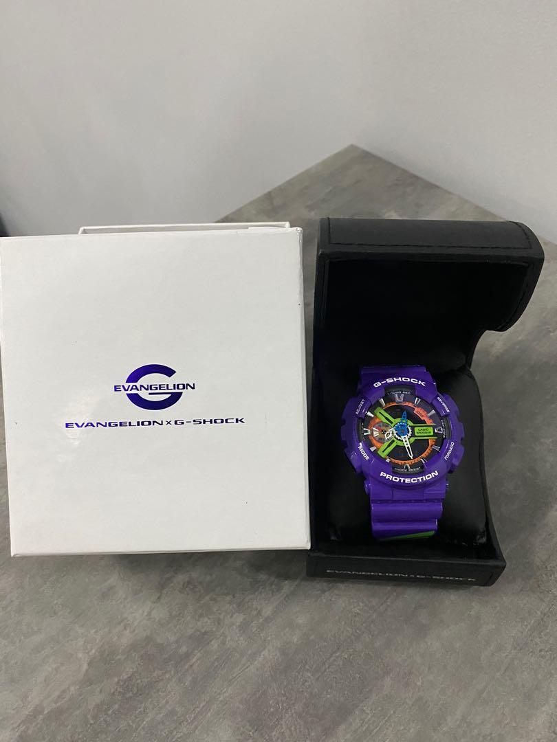 Limited edition Evangelion x Casio G Shock GA 110EV 6AJR Mobile