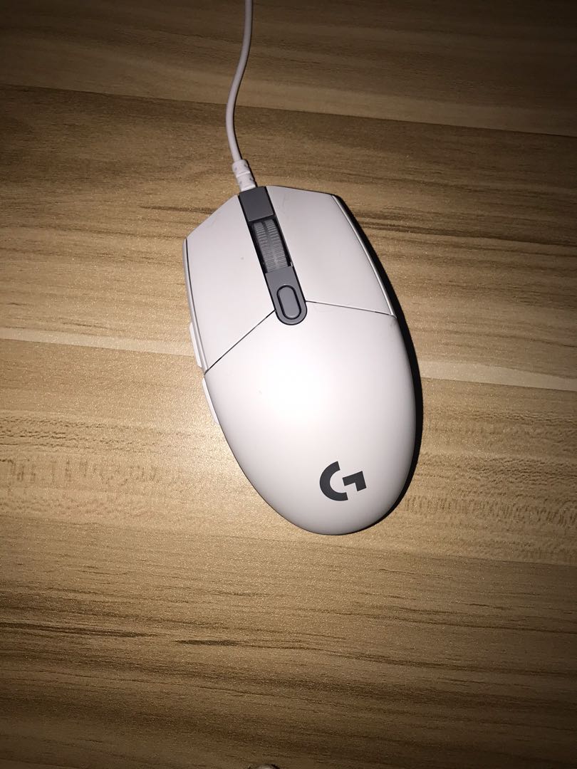 Logitech white G102, Computers & Tech, Parts & Accessories, Mouse ...