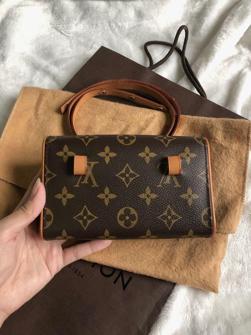 More Than You Can Imagine - Street Style: LOUIS VUITTON Florentine Pochette Belt  Bag . . . . . $550 #mtyci #luxuryconsignment #designerresale  #sustainablefashion #lv #louisvuitton #louis #belt #beltbag #crossbodybag  #clutch #handbag #