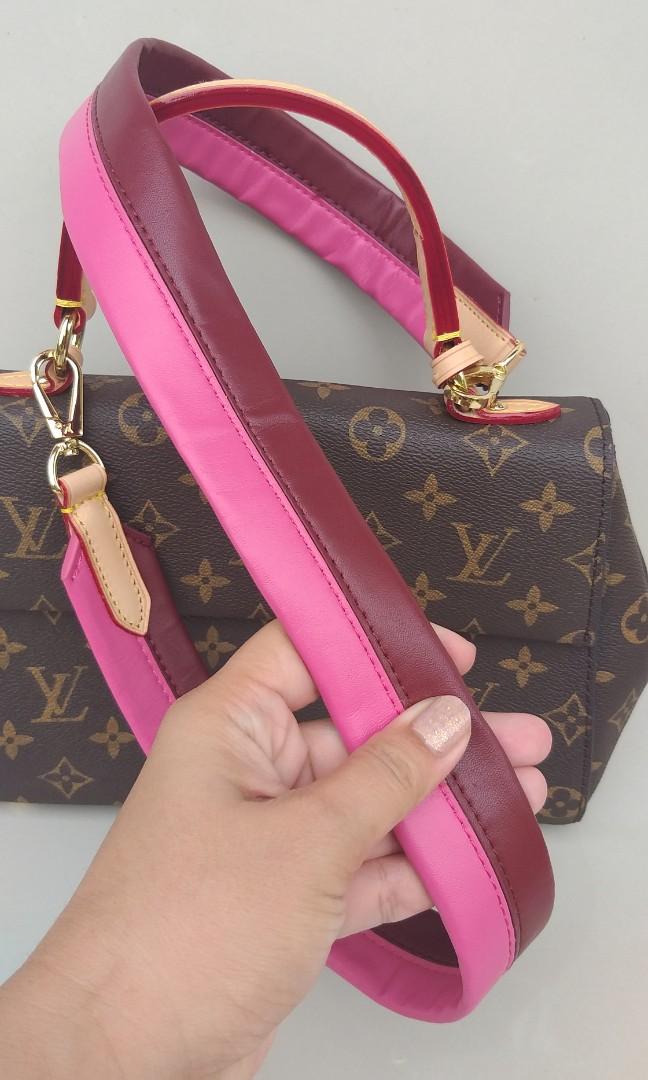 Louis Vuitton BAG STRAP only Clunny pink, Luxury, Bags & Wallets on  Carousell