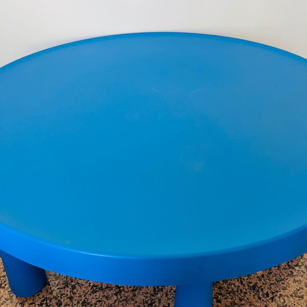 Ikea MAMMUT Kids Children's table, in/outdoor blue85 cm, Babies & Kids, Baby Nursery & Kids