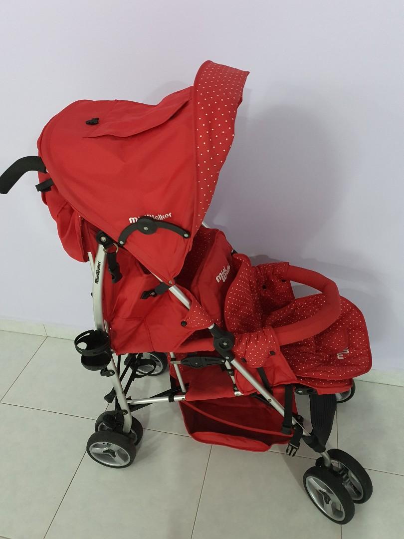 Mini Walker Double Twin Stroller moving out sale Babies Kids Going Out Strollers on Carousell