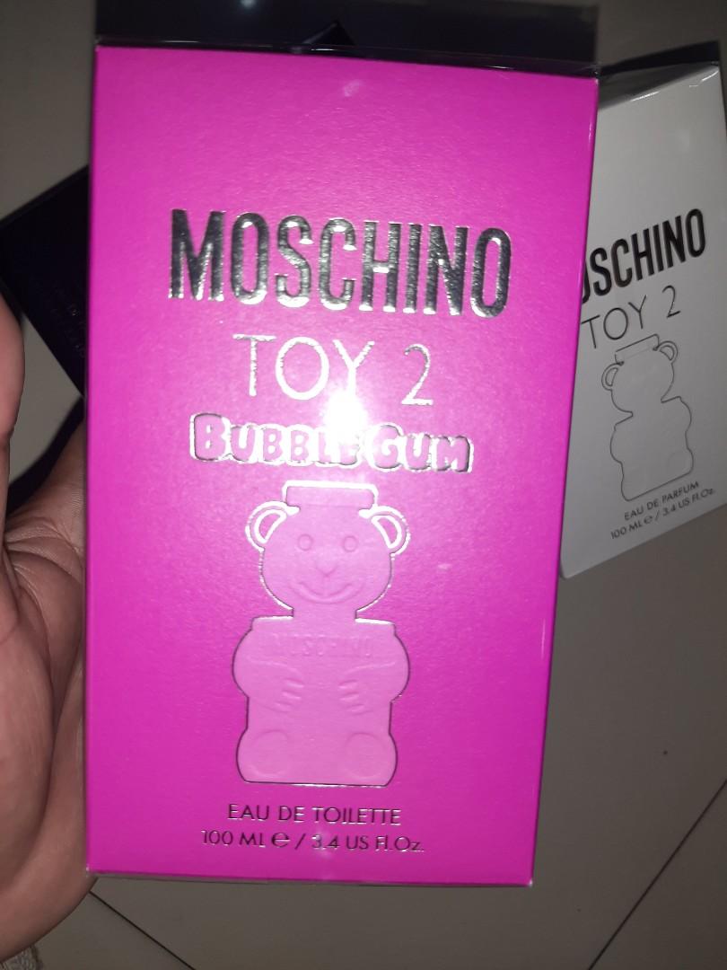 moschino tot 2 bubble gum (Category: Fragrance & Deodorants) located in Makati City. Submitted by nastysid (Listing ID 1089027802, Image 1). Description: moschino toy 2 bubble gum 100.l edp moschino boytoy 100ml.edp moschino toy 2 100ml.edp 3300 each 100%authentic sealed.