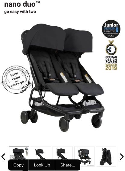 mountain buggy duet nano