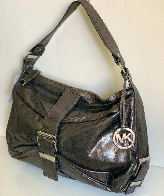 Michael kors gunmetal discount purse