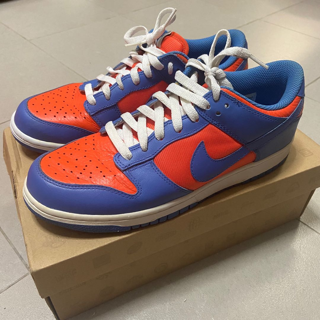 Nike Dunk Orange Blaze Varsity Blue Sneakers Low Basketball US9 Men s Fashion Footwear Sneakers on Carousell