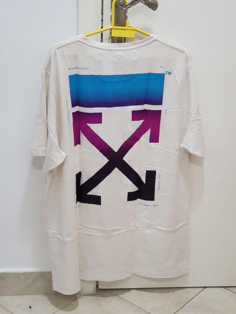 off white gradient arrow tee