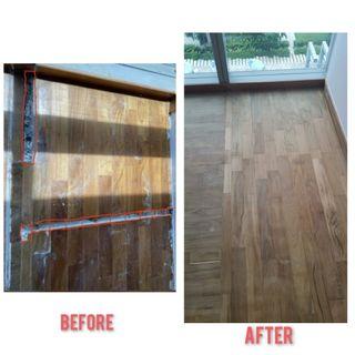Parquet flooring repair and polishing services