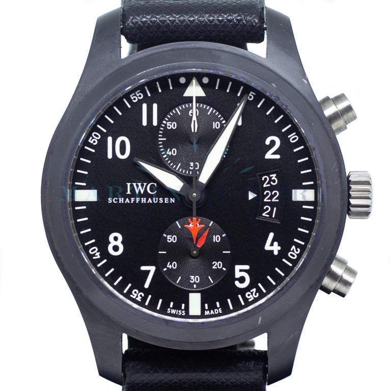 Preowned IWC Pilot Chronograph Top Gun Ceramic Ref IW388001 Luxury Watches on Carousell