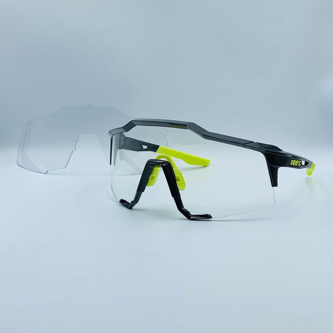 Ride 100% Speedcraft LL Gloss Black Photochromic (Category: Sunglasses & Eyewear) located in Singapore. Submitted by gearoutfitters (Listing ID 1089067805, Image 2). Description: CHEAPEST ON CAROUSELL Free delivery! Brand new in original box 100% Authentic Ride 100% Speedcraft Frame: Gloss Black Lens 1: Photochromic (16-77% VLT) Lens 2: Clear (93% VLT - for night cycling) Fit: Asian and Standard (comes with both nosepads) Model number: 61001-802-