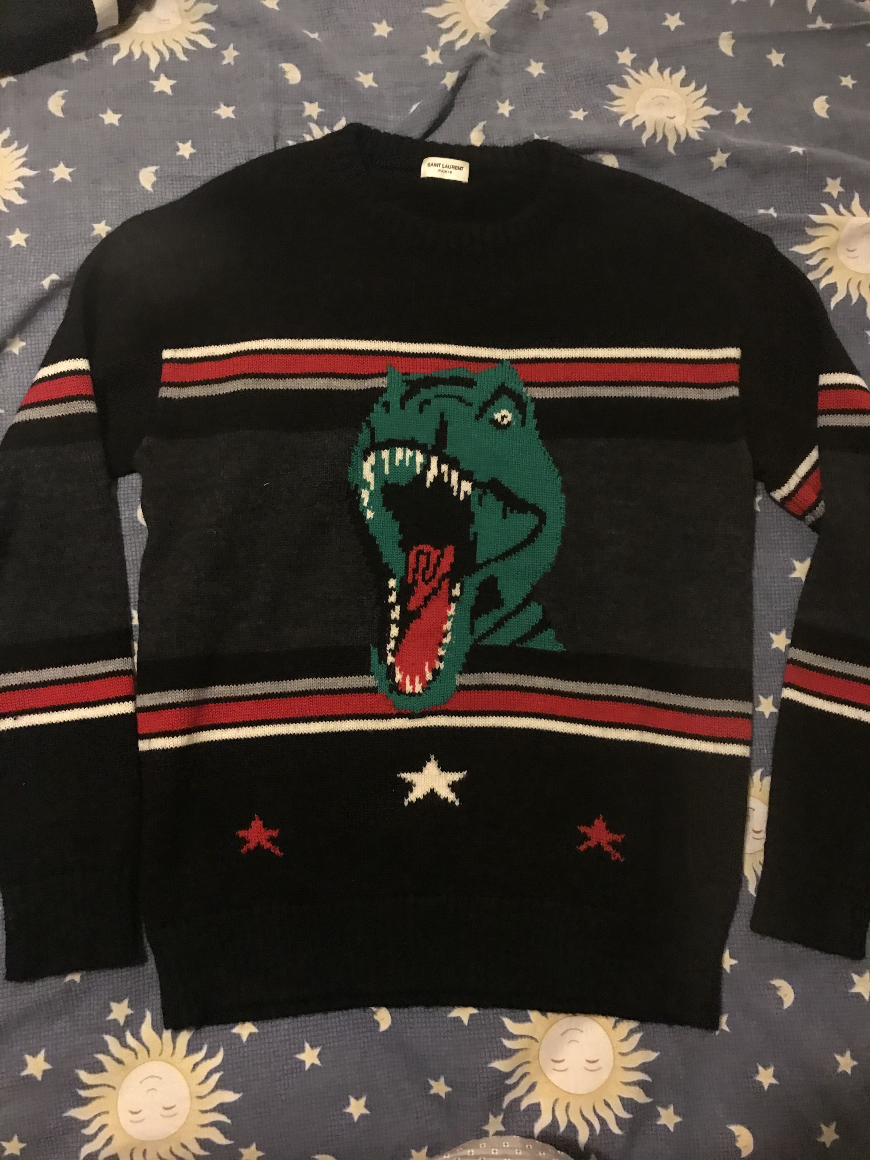 Saint laurent 2025 t rex sweater