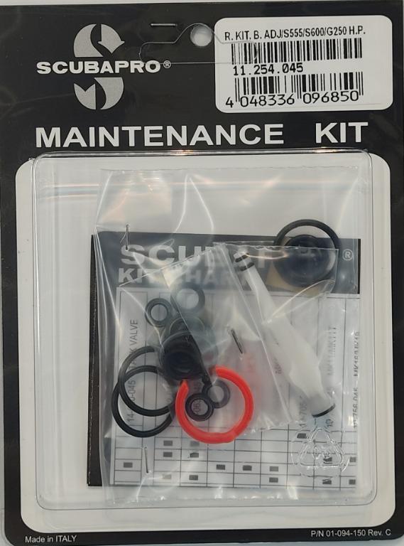 SCUBAPRO Regulator Second Stage Service kit.B.ADJ S555 S600 G250