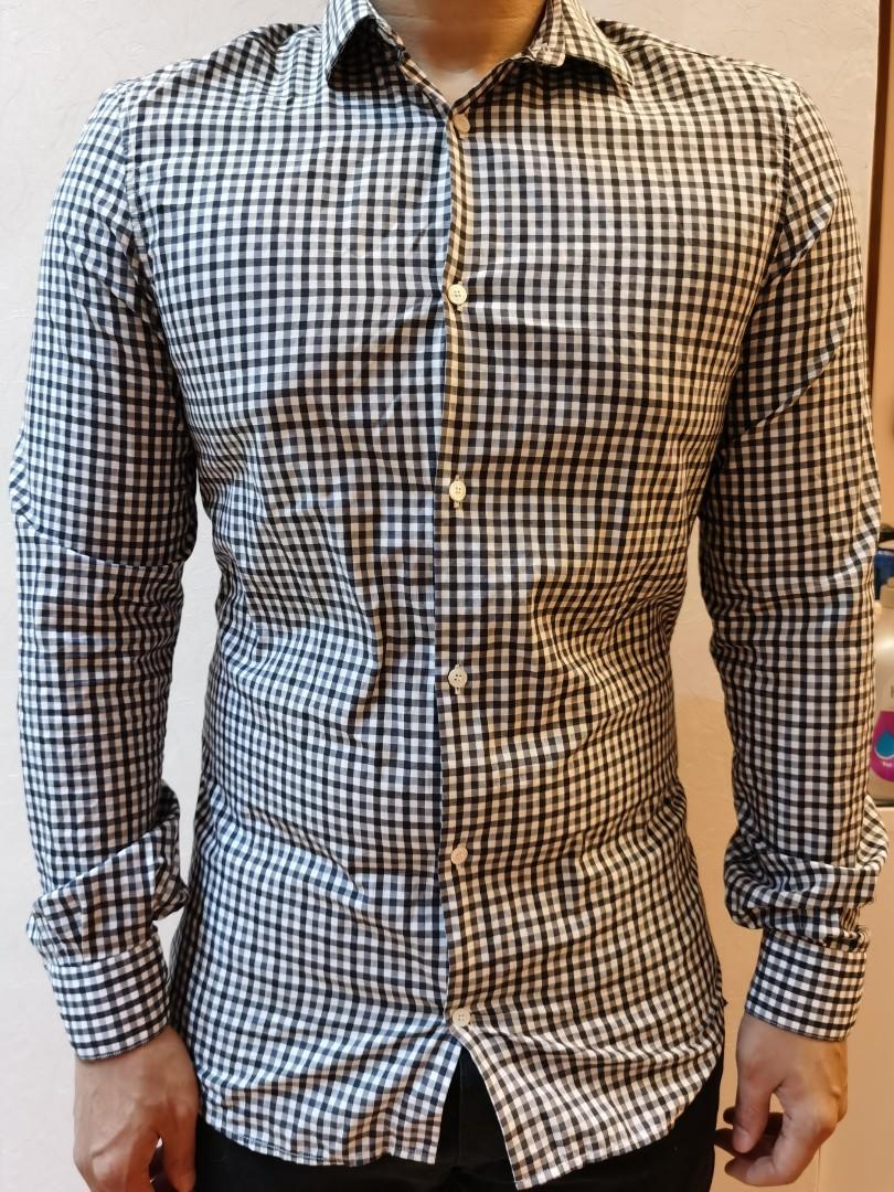 Shirt kemeja Burberry london original size Xs, Fesyen Pria