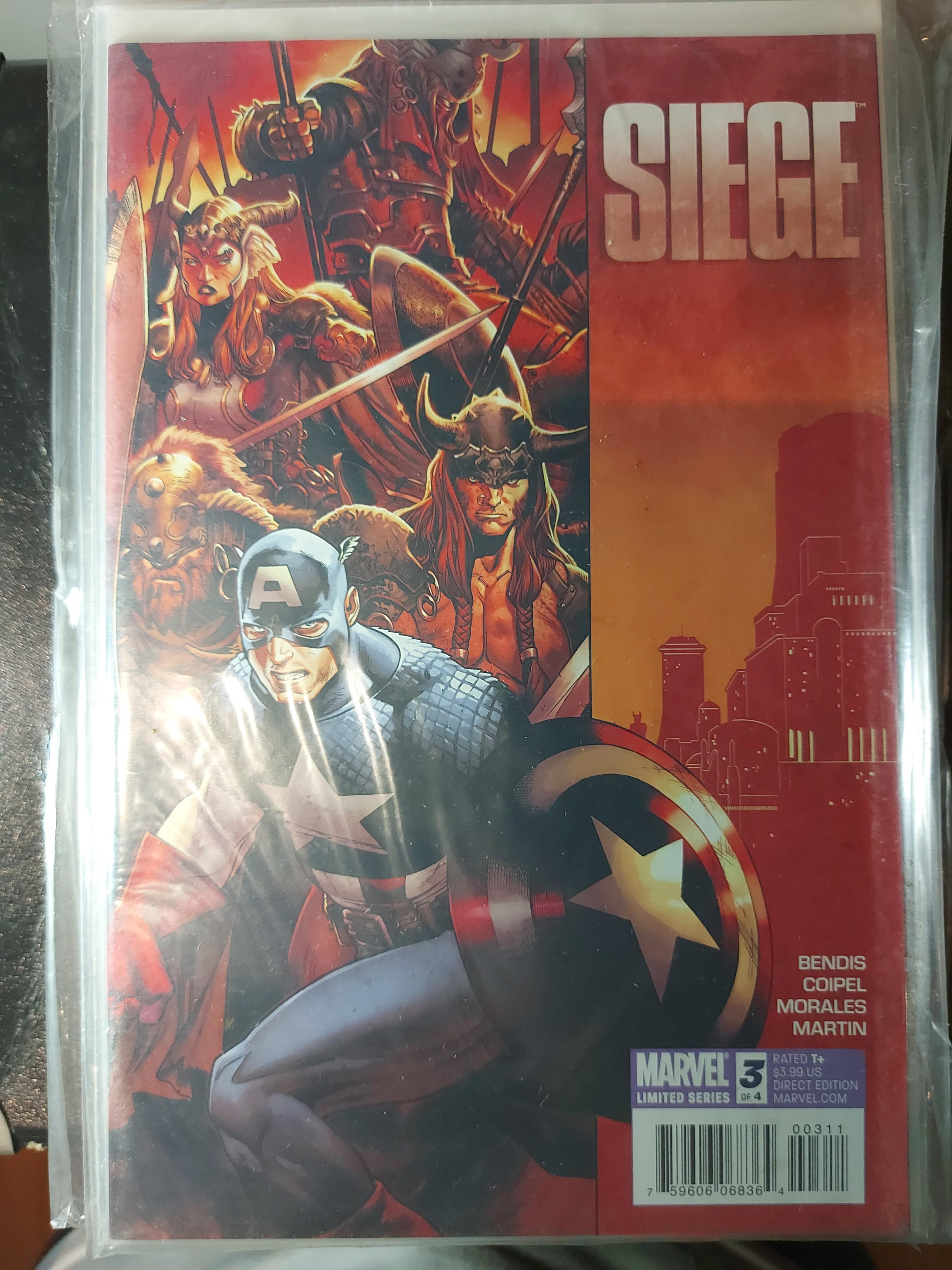 Siege (Category: Comics & Manga) located in San Juan City. Submitted by noxcom (Listing ID 1088936416, Image 3). Description: marvel's siege issue 1 to 4 almost perfect condition negotiable shipping via lbc care of buyer.