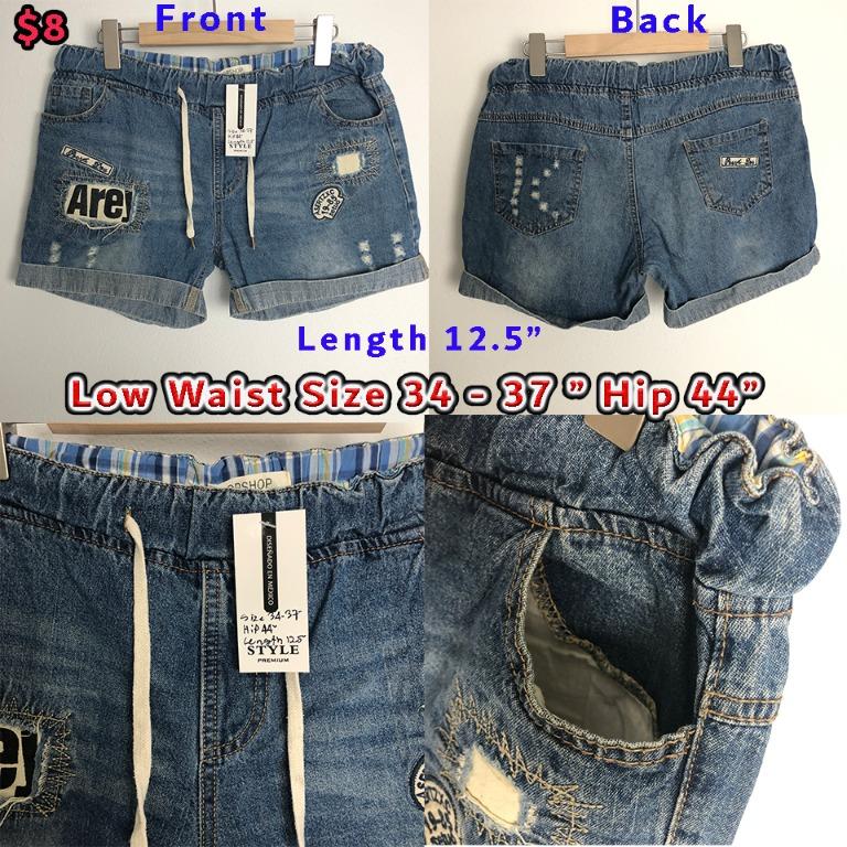 Size 34 denim shorts Clearance