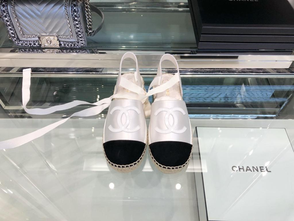 Chanel espadrilles slingback on sale