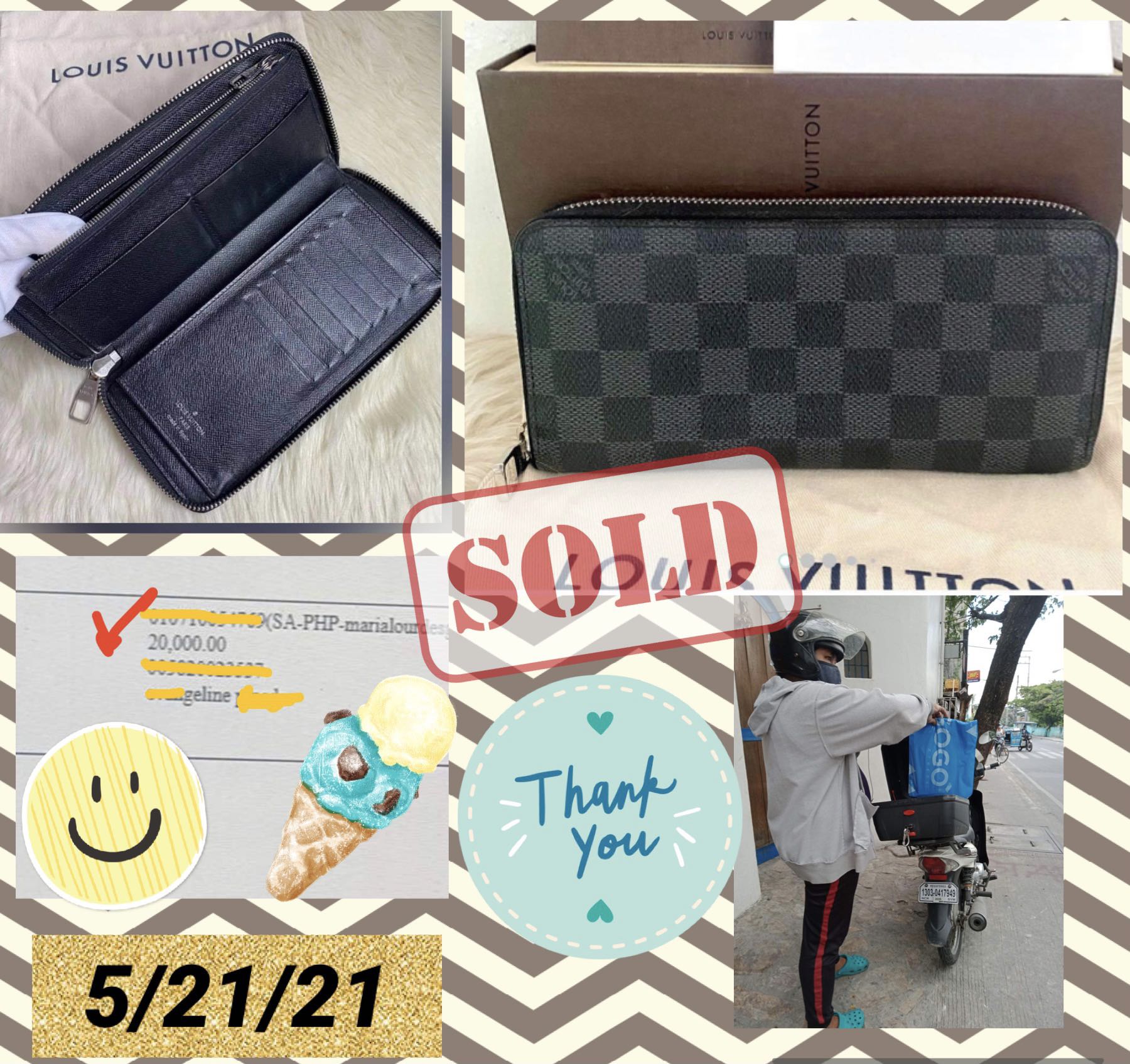 Louis Vuitton, Bags, Louis Vuitton Vernis Cream Keychain Wallet With Box  And Dust Bag Euc