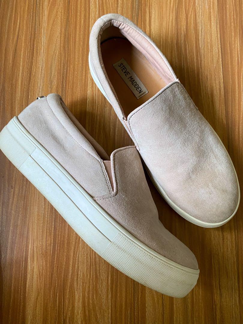 Steve Madden Gills Light Pink Women S Fashion Footwear Sneakers On Carousell