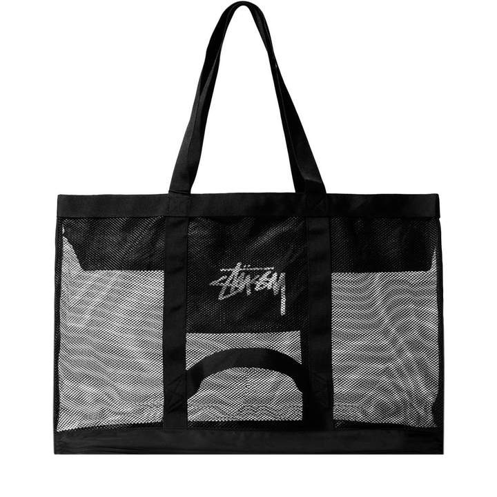 Stussy Mesh Beach Tote Bag, Men's Fashion, Bags, Sling Bags on Carousell