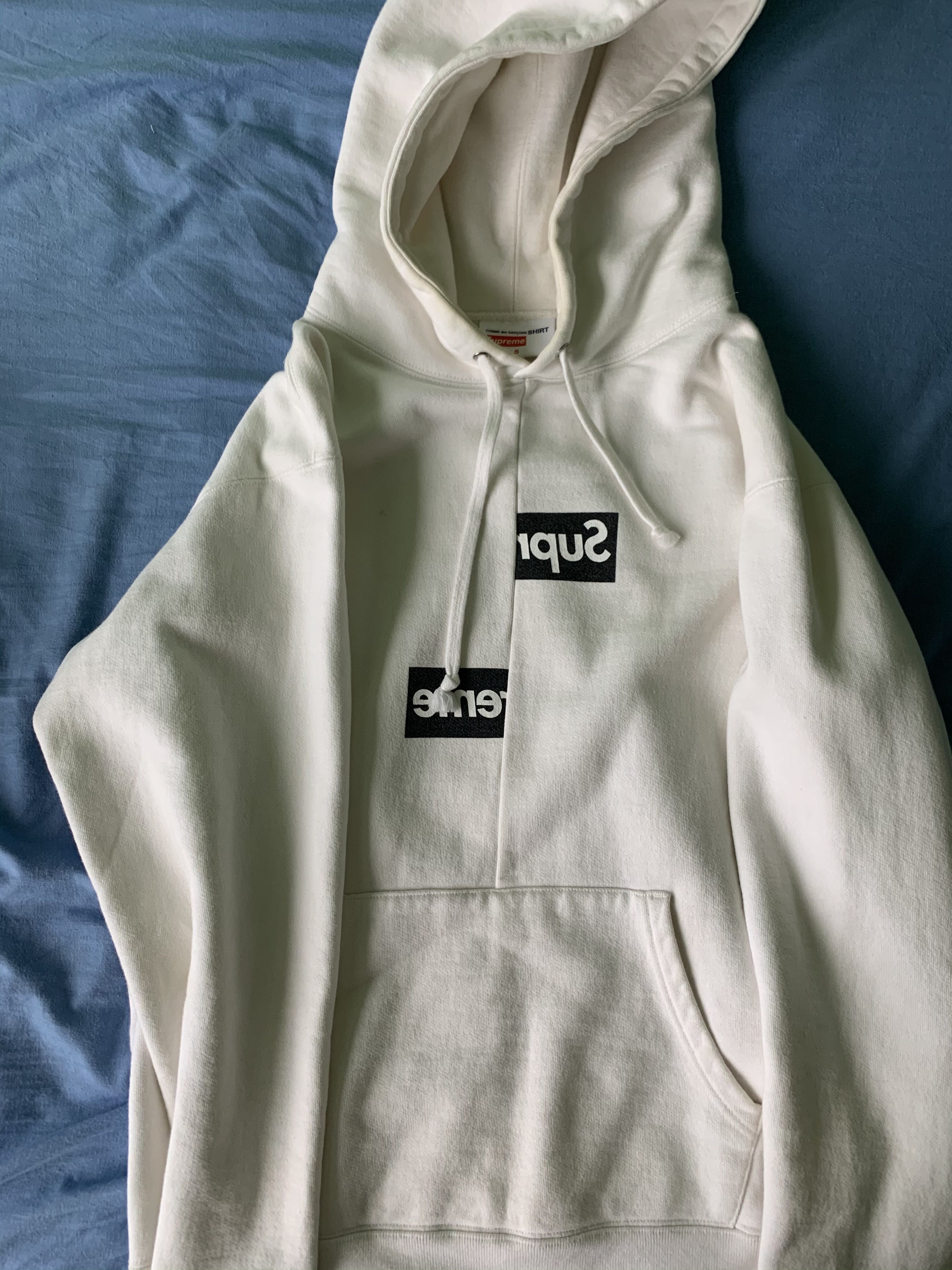 Supreme cdg split hoodie shop