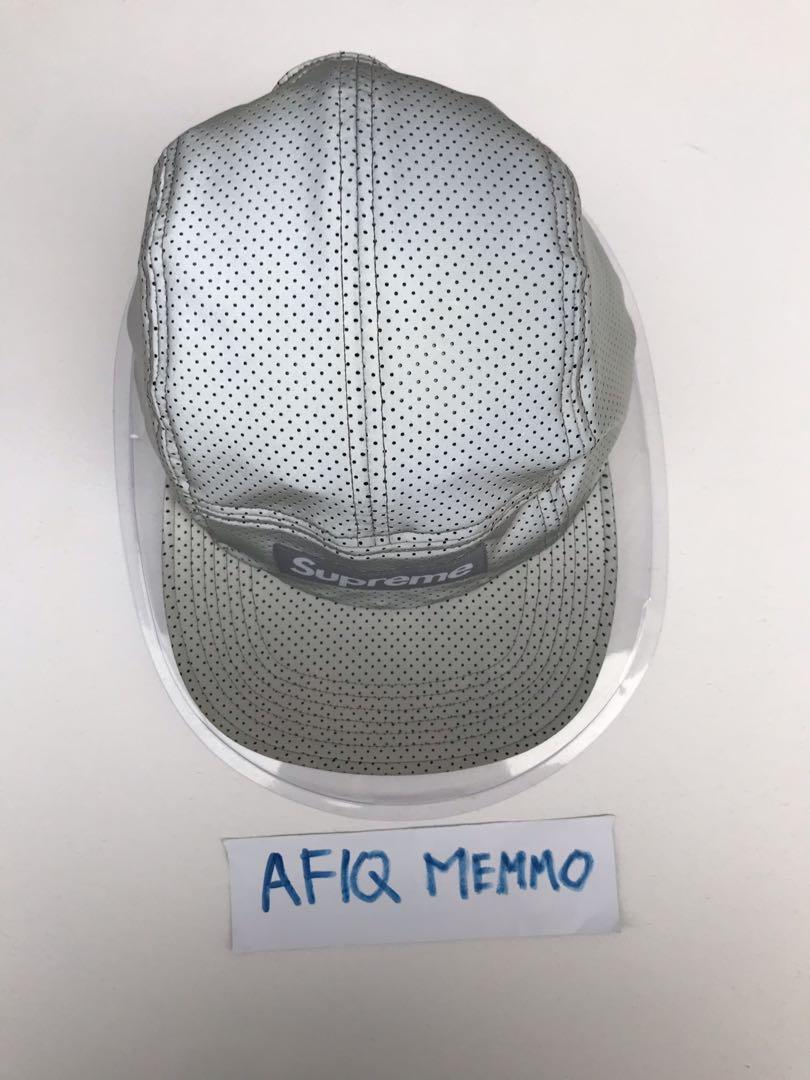 Supreme Perforated Reflective Camp Cap White - SS16 - US