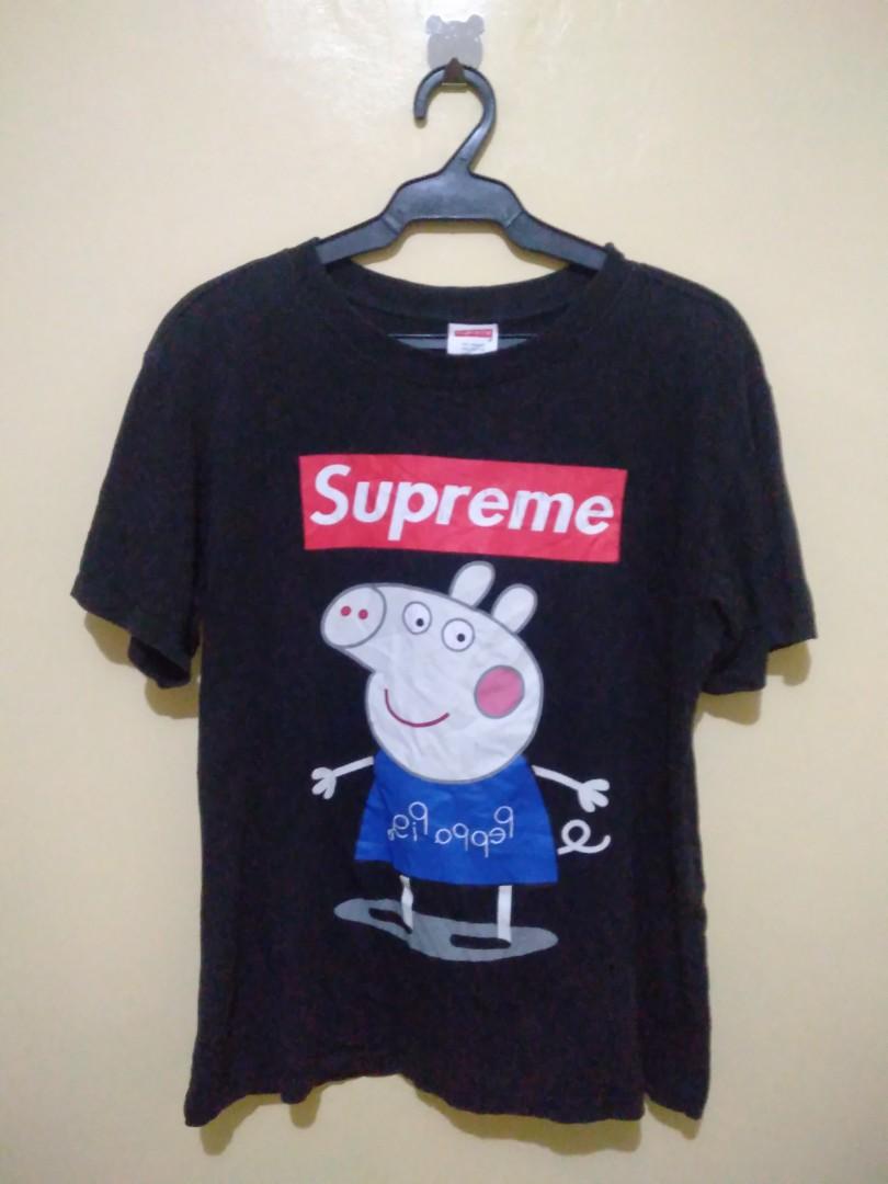 Supreme x Peppa Pig Shirt Men s Fashion Tops Sets Tshirts