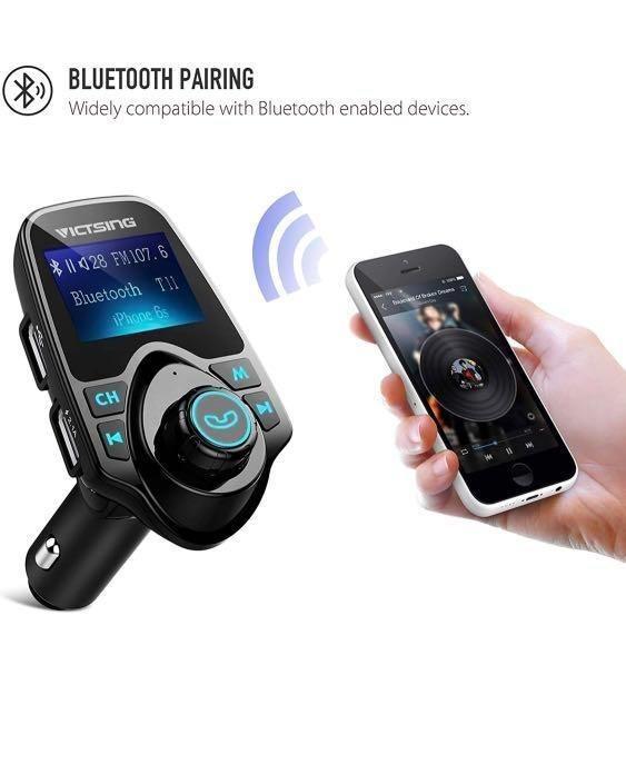 Victsing t11 bluetooth on sale fm transmitter