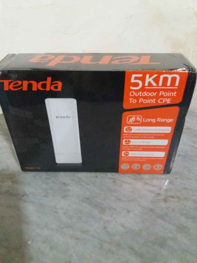 Tembak Wifi Jarak Jauh Tenda O3 5km Outdoor Point To Point Telepon Seluler Tablet Lainnya Di Carousell
