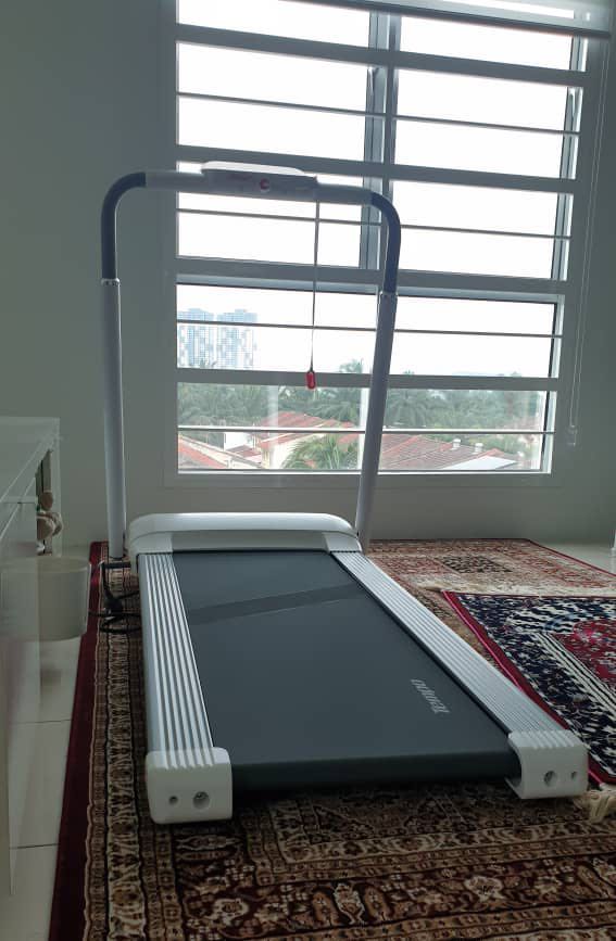 TEMPO Fitness TS1 Mini Folding Walking Running Treadmill by Johnson Fitness