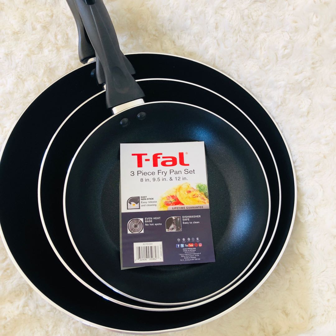 T-Fal 3-Piece Fry Pan Set